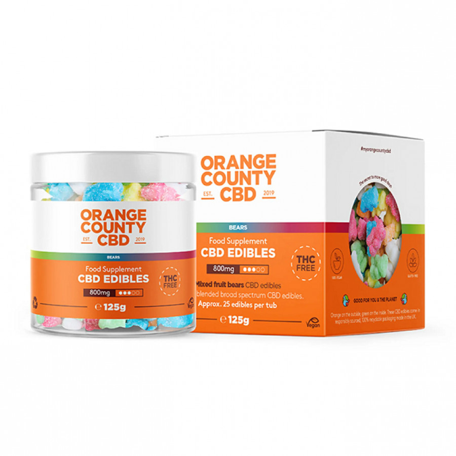 Orange County CBD Small 800mg Gummy Bears