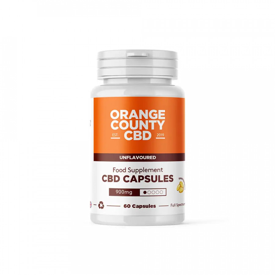 Orange County 900mg CBD - 60 Soft Gel Capsules