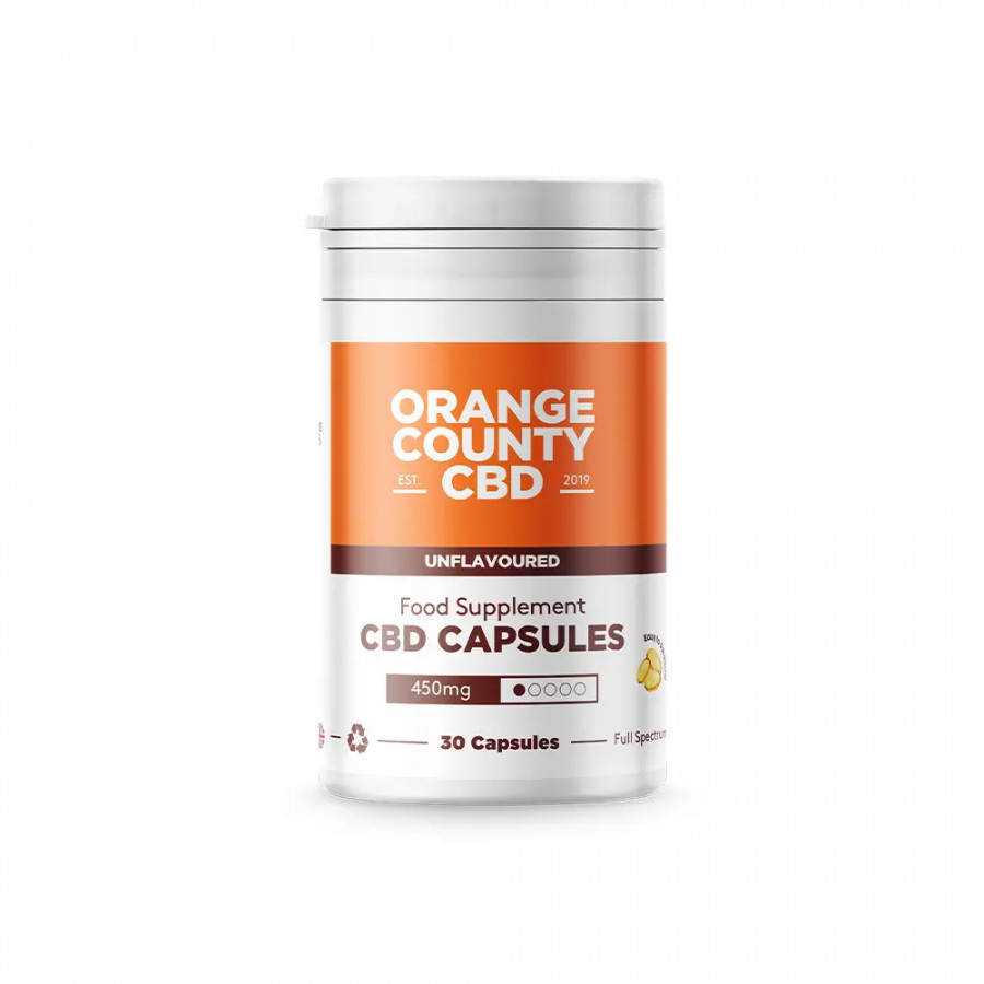 Orange County 450mg CBD - 30 Soft Gel Capsules