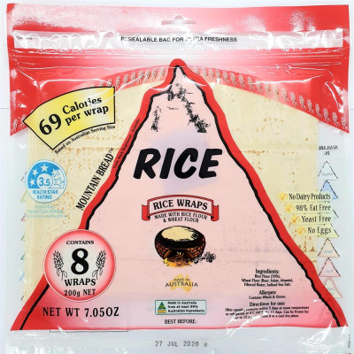 Mountain Bread Rice Wraps 200g