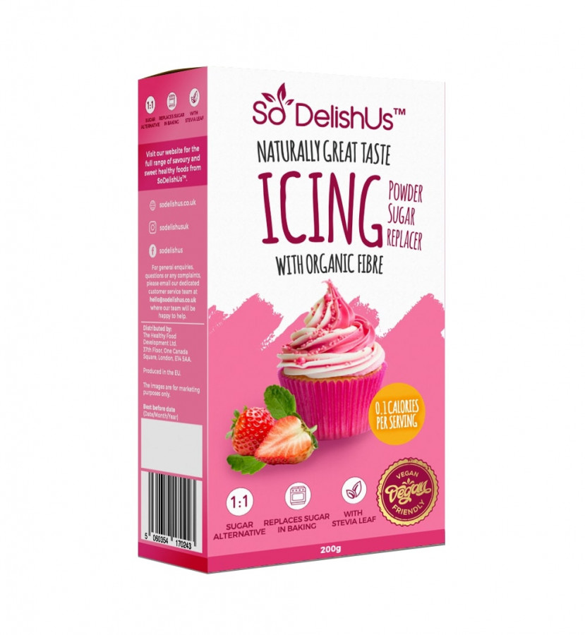 SoDelishUs Vegan Icing Powder 200g