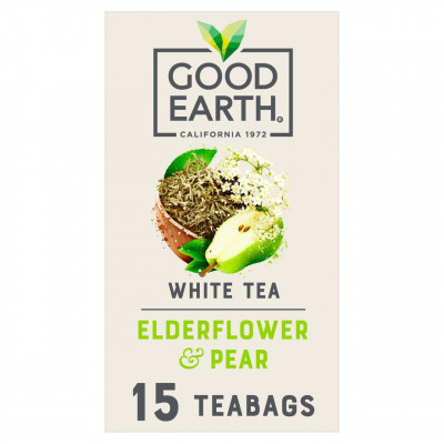 Good Earth White Tea, Elderflower & Pear Tea  - 15 Bags