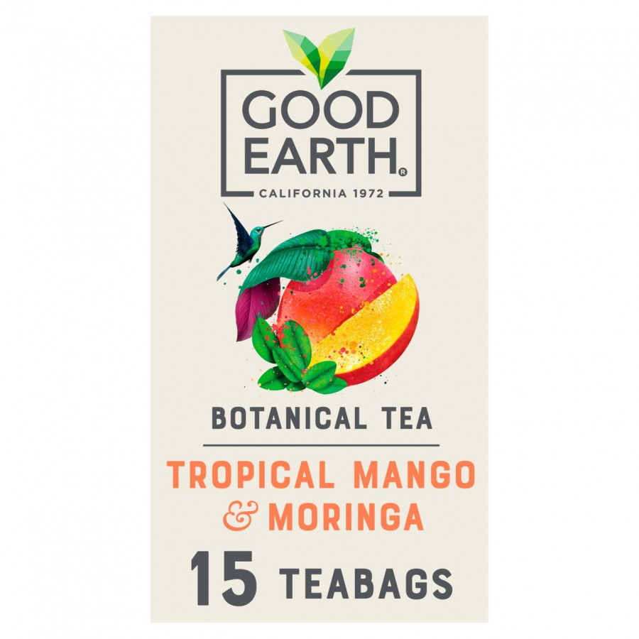 Good Earth Tropical Mango & Moringa Tea - 15 Bags