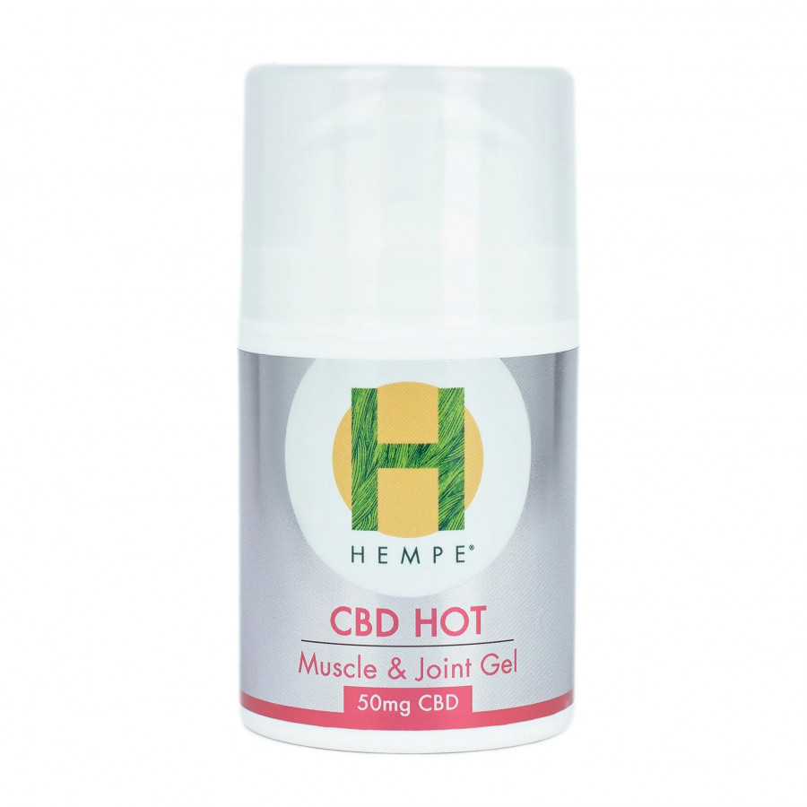 Hempe Hot 50mg CBD Muscle & Joint Gel 50ml