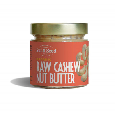 Sun & Seed Organic Raw Cashew Nut Butter 200g