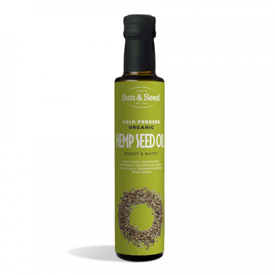 Sun & Seed Organic Cold Pressed Hemp Seed Oil 250ml