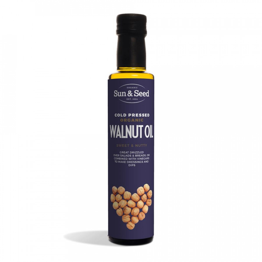 Sun & Seed Organic Cold Pressed Walnut Oil 250ml