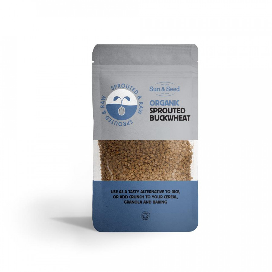 Sun & Seed Organic Sprouted & Raw Buckwheat 250g