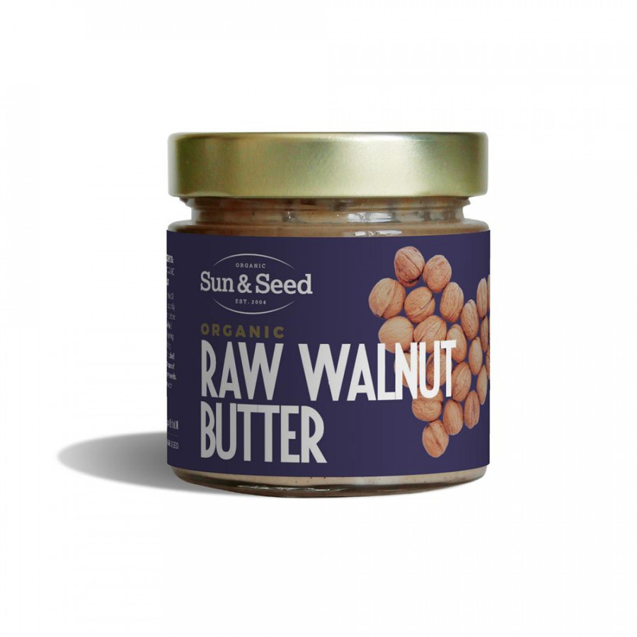 Sun & Seed Organic Raw Walnut Butter 200g