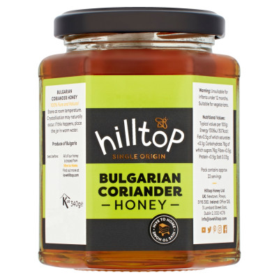 Hilltop Bulgarian Coriander Honey 340g