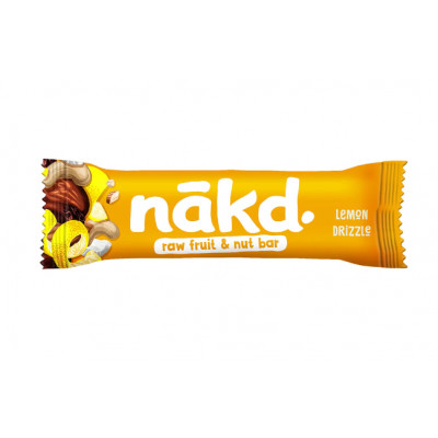 Nakd Lemon Drizzle 35g Bar - Pack of 18