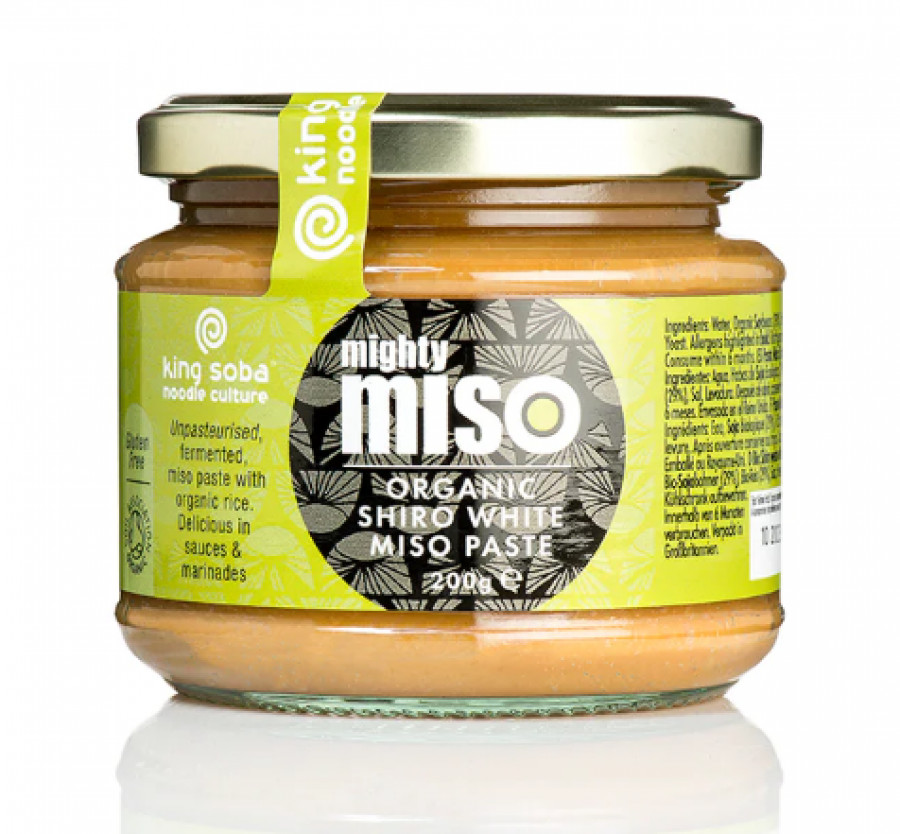 King Soba Organic Shiro White Miso Paste 200g