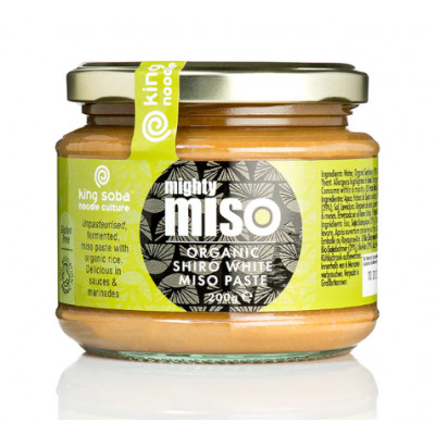 King Soba Organic Shiro White Miso Paste 200g