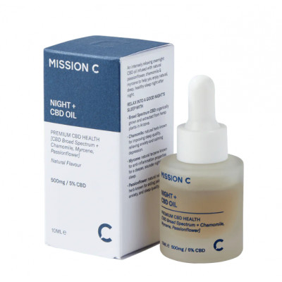 Mission C Night + 500mg CBD Oil 10ml