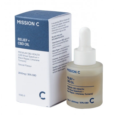 Mission C Relief + 2000mg CBD Oil 10ml