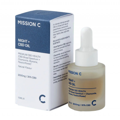 Mission C Night + 2000mg CBD Oil 10ml