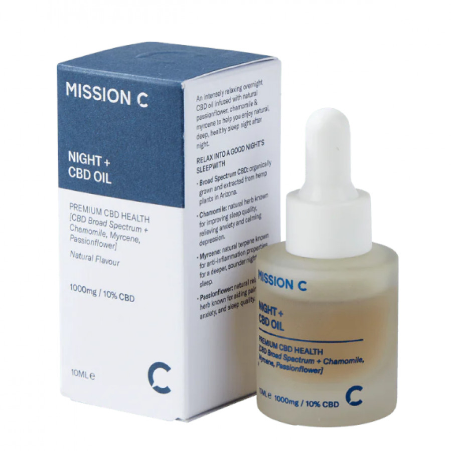 Mission C Night + 1000mg CBD Oil 10ml