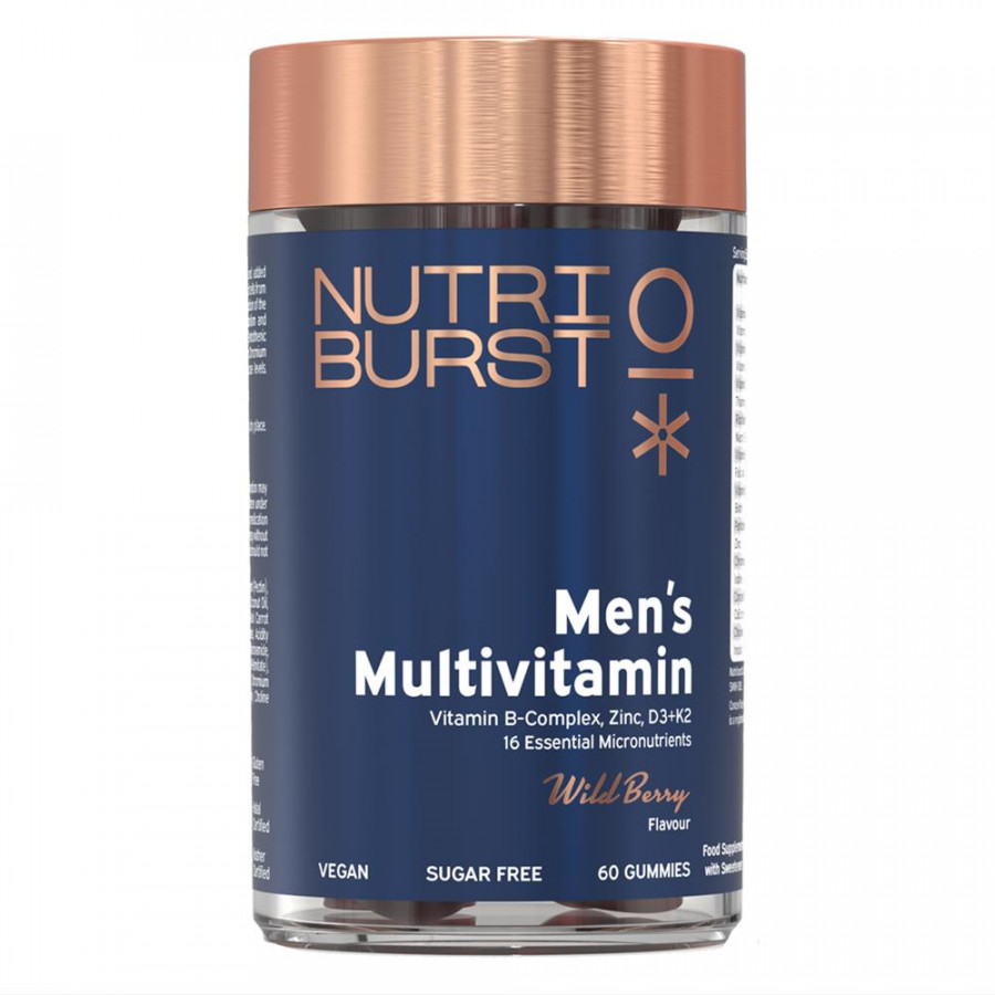 Nutriburst Men's Multivitamin - 60 Wild Berry Gummies