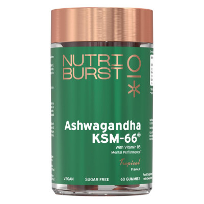 Nutriburst Ashwagandha KSM-66 - 60 Tropical Gummies