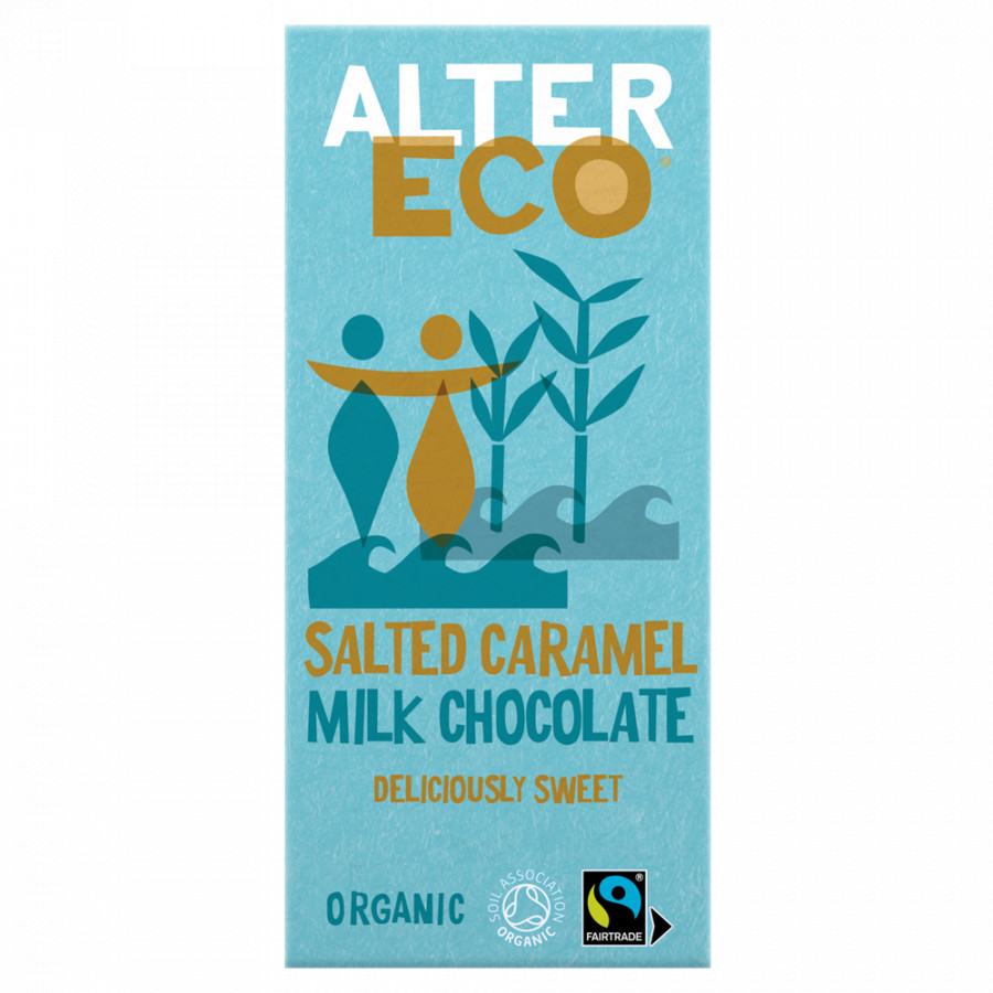 Alter Eco Salted Caramel Milk Chocolate 100g