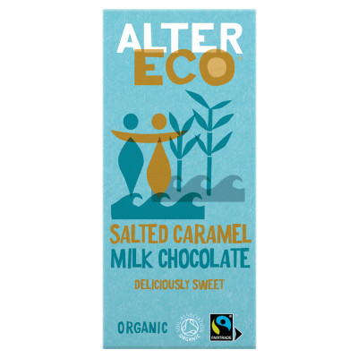 Alter Eco Salted Caramel Milk Chocolate 100g