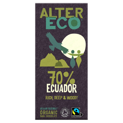 Alter Eco 70% Dark Chocolate 100g