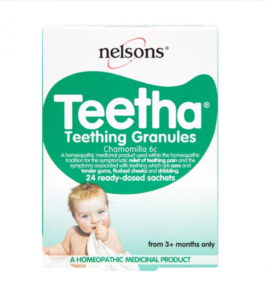 Nelsons Teetha Teething Granules - 24 Sachets