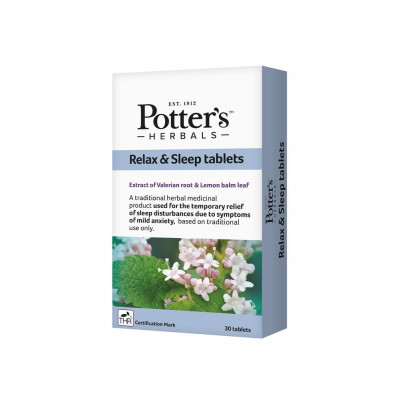 Potters Relax & Sleep - 30 Tablets