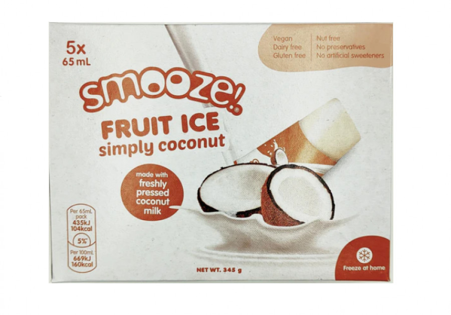 Smooze Simply Coconut Fruit Ice