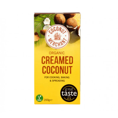 Coconut Merchant Organic Creamed Coconut 200g