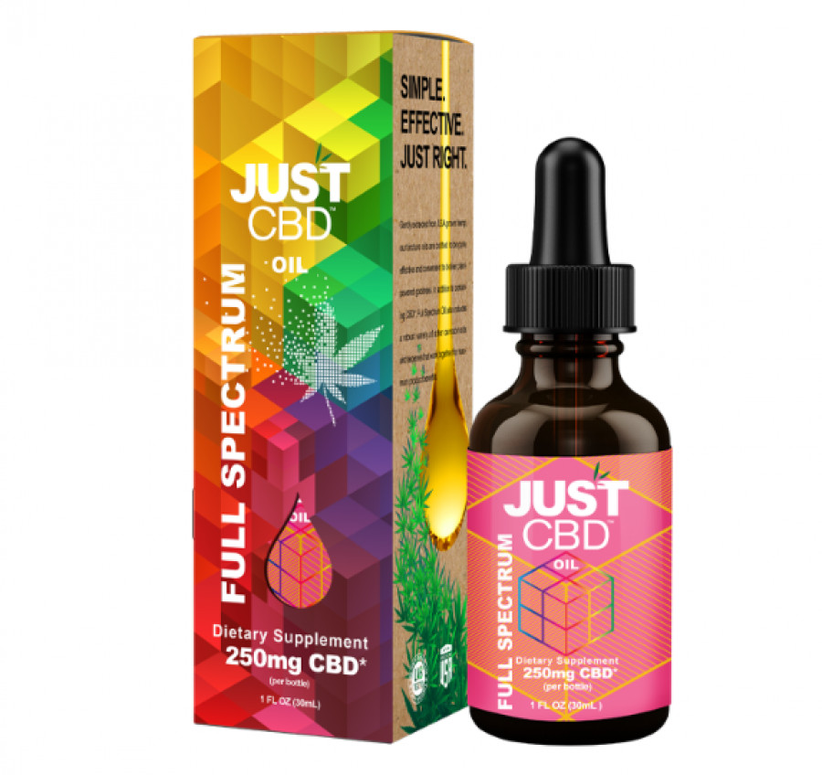 Just CBD 250mg Full Spectrum CBD Oil - 30ml