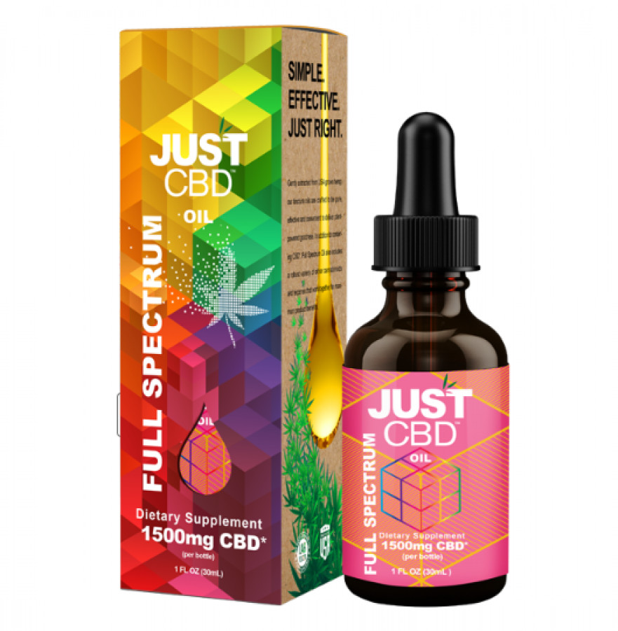 Just CBD 1500mg Full Spectrum CBD Oil - 30ml