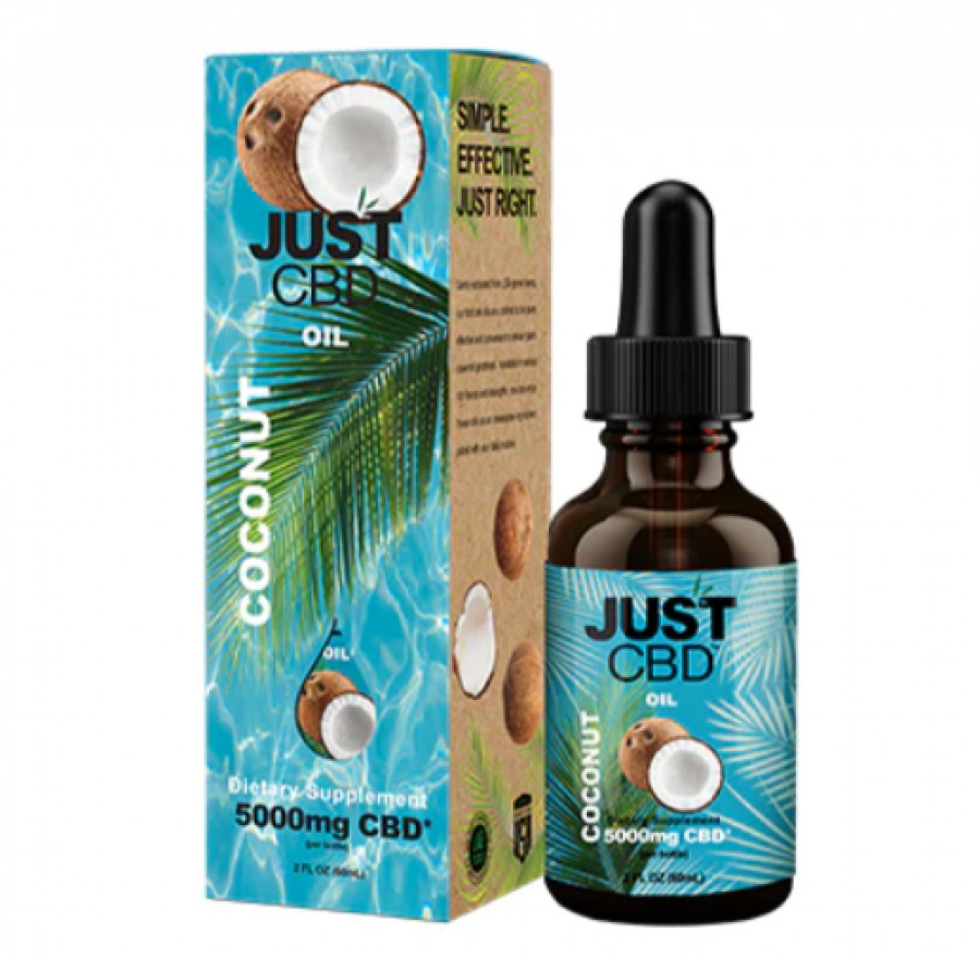 Just CBD 5000mg Coconut CBD Tincture Oil - 30ml