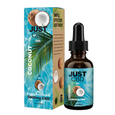 Just CBD 5000mg Coconut CBD Tincture Oil - 30ml