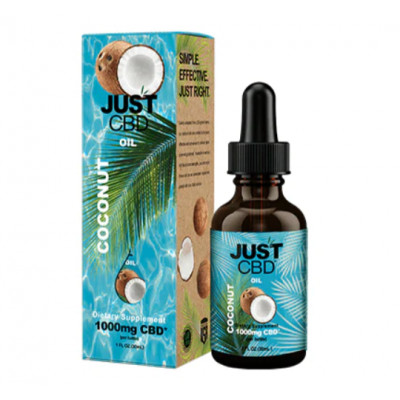 Just CBD 1000mg Coconut CBD Tincture Oil - 30ml