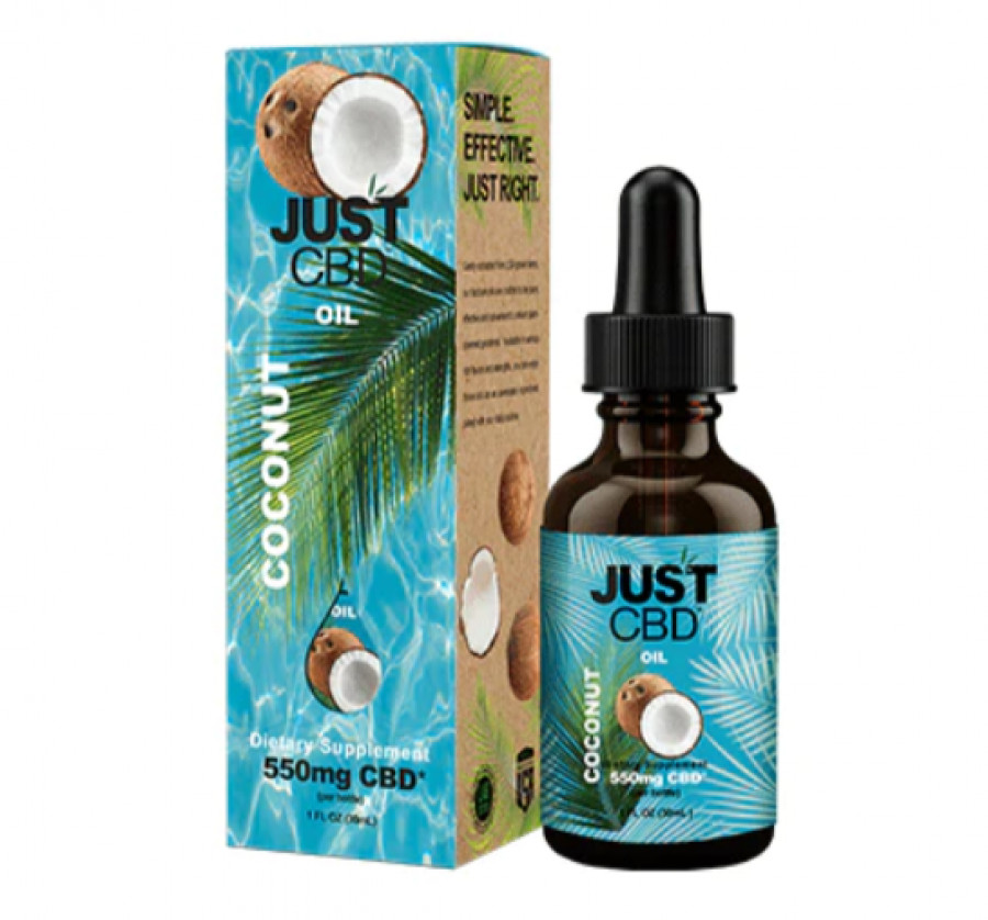 Just CBD 550mg Coconut CBD Tincture Oil - 30ml