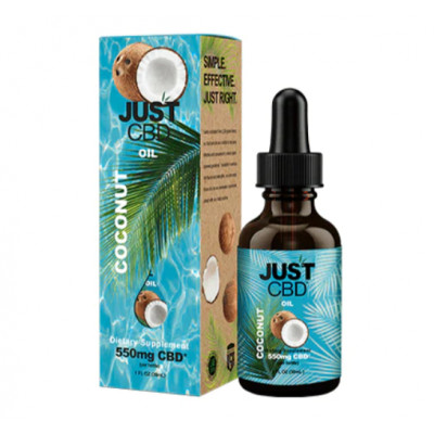 Just CBD 550mg Coconut CBD Tincture Oil - 30ml