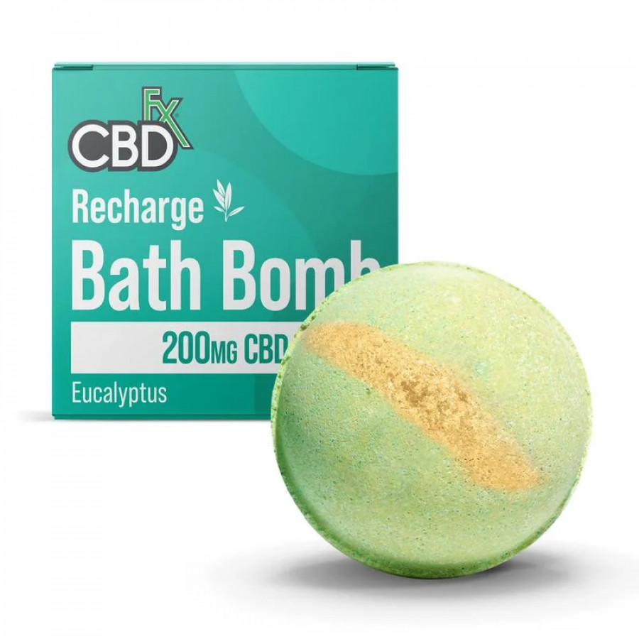 CBDfx 200mg CBD Recharge Bath Bomb