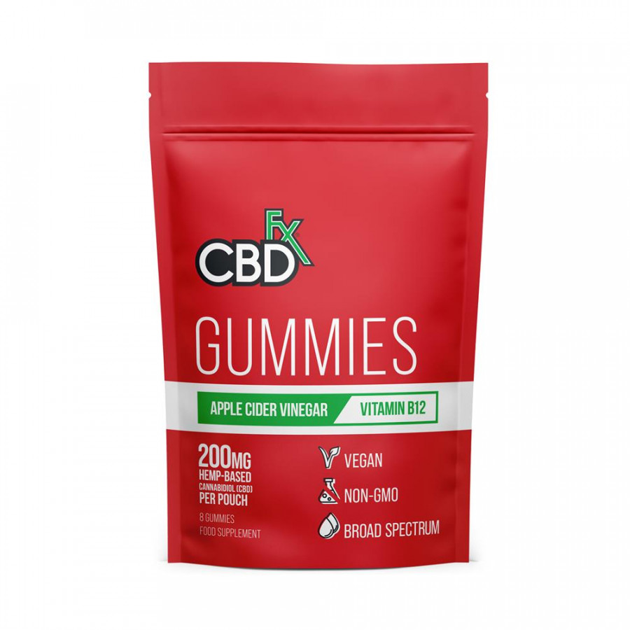 CBDfx CBD 200mg Apple Cider Vinegar - 8 Gummies