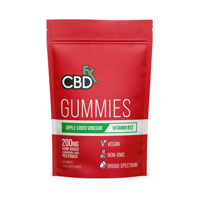 CBDfx CBD 200mg Apple Cider Vinegar - 8 Gummies