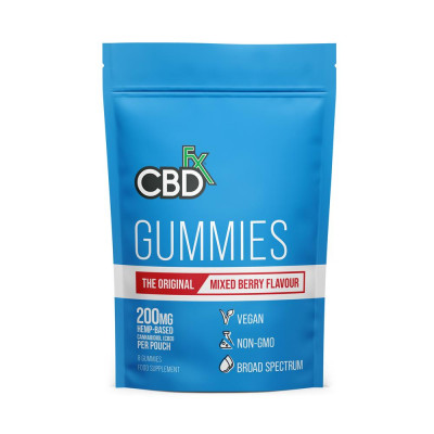 CBDfx CBD 200mg Mixed Berry - 8 Gummies