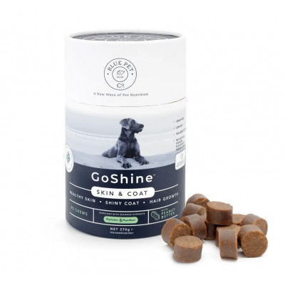 Blue Pet Co GoShine Peanut Butter Skin & Coat Supplements - 90 Chews