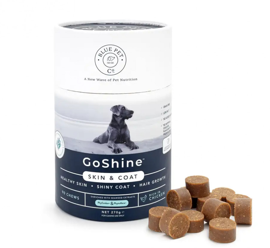 Blue Pet Co GoShine Chicken Skin & Coat Supplements - 90 Chews