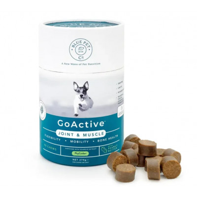 Blue Pet Co GoActive Peanut Putter Muscle Bone & Joint Supplements - 90 Chews