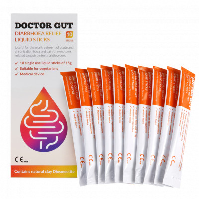 Doctor Gut Diarrhoea Relief - 10 Liquid Sticks