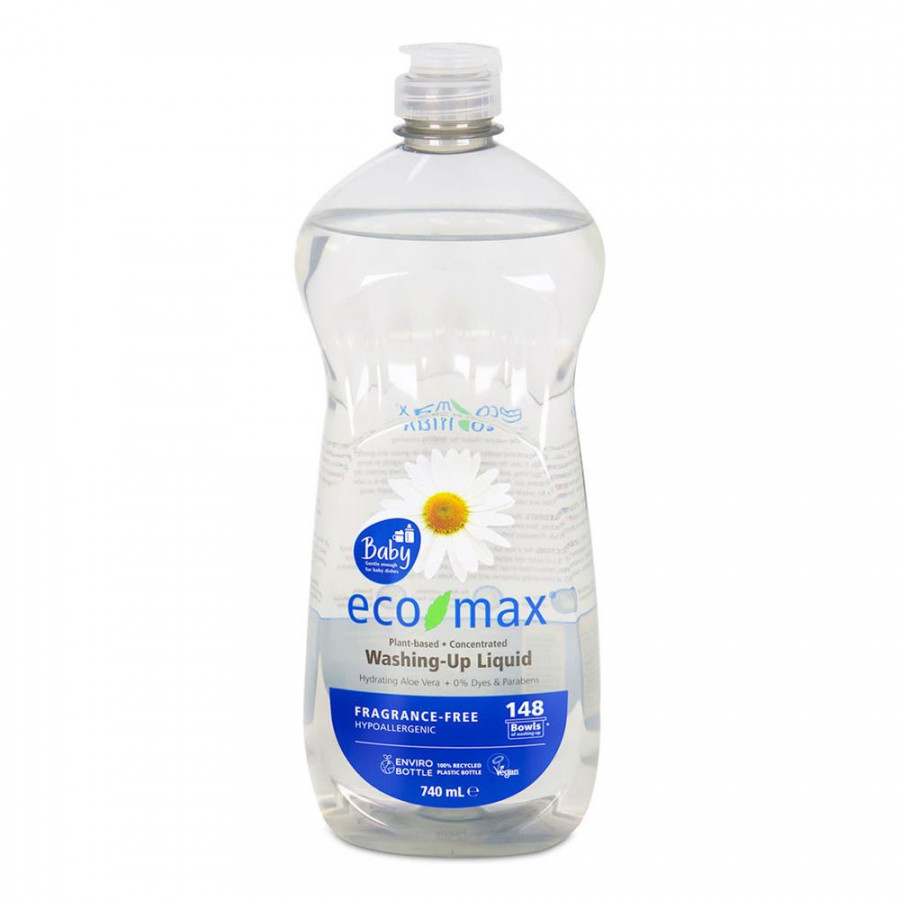 Eco-Max Fragrance Free Baby Washing Up Liquid 740ml