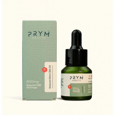 Prym Health 600mg Mint CBD Oil Drops 15ml