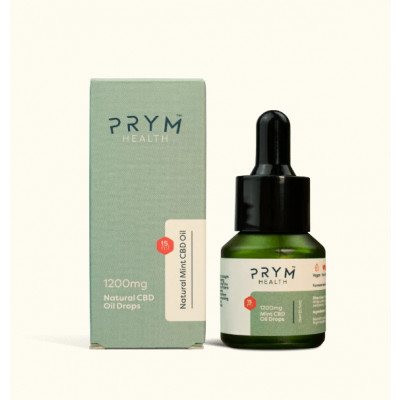 Prym Health 1200mg Mint CBD Oil Drops 15ml